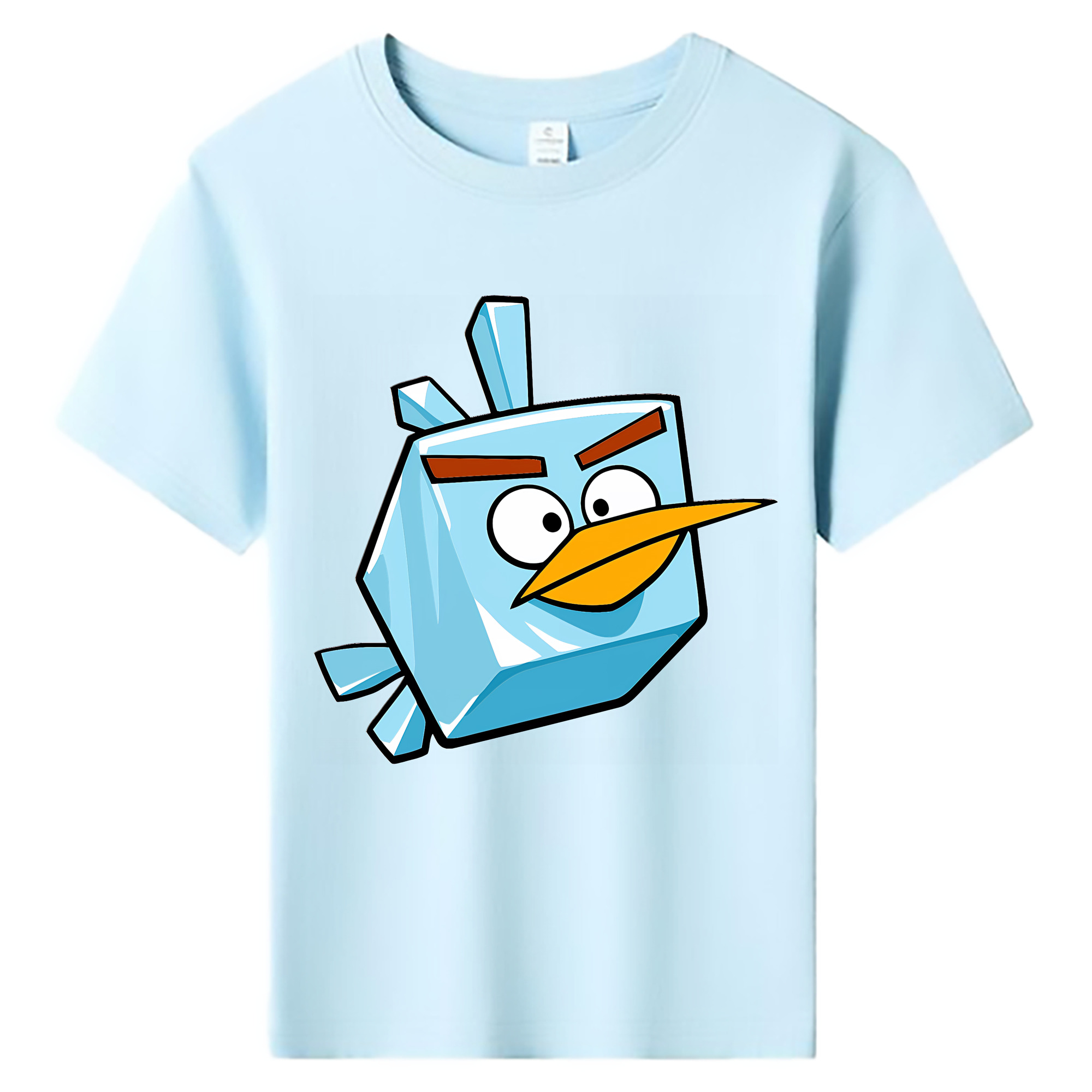 （画像用） Angry Birds アングリーバード 綿100％キッズTシャツ（フロントプリント）